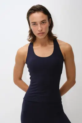 Débardeur de sport SoftMove™ - Bleu marine — photo 2
