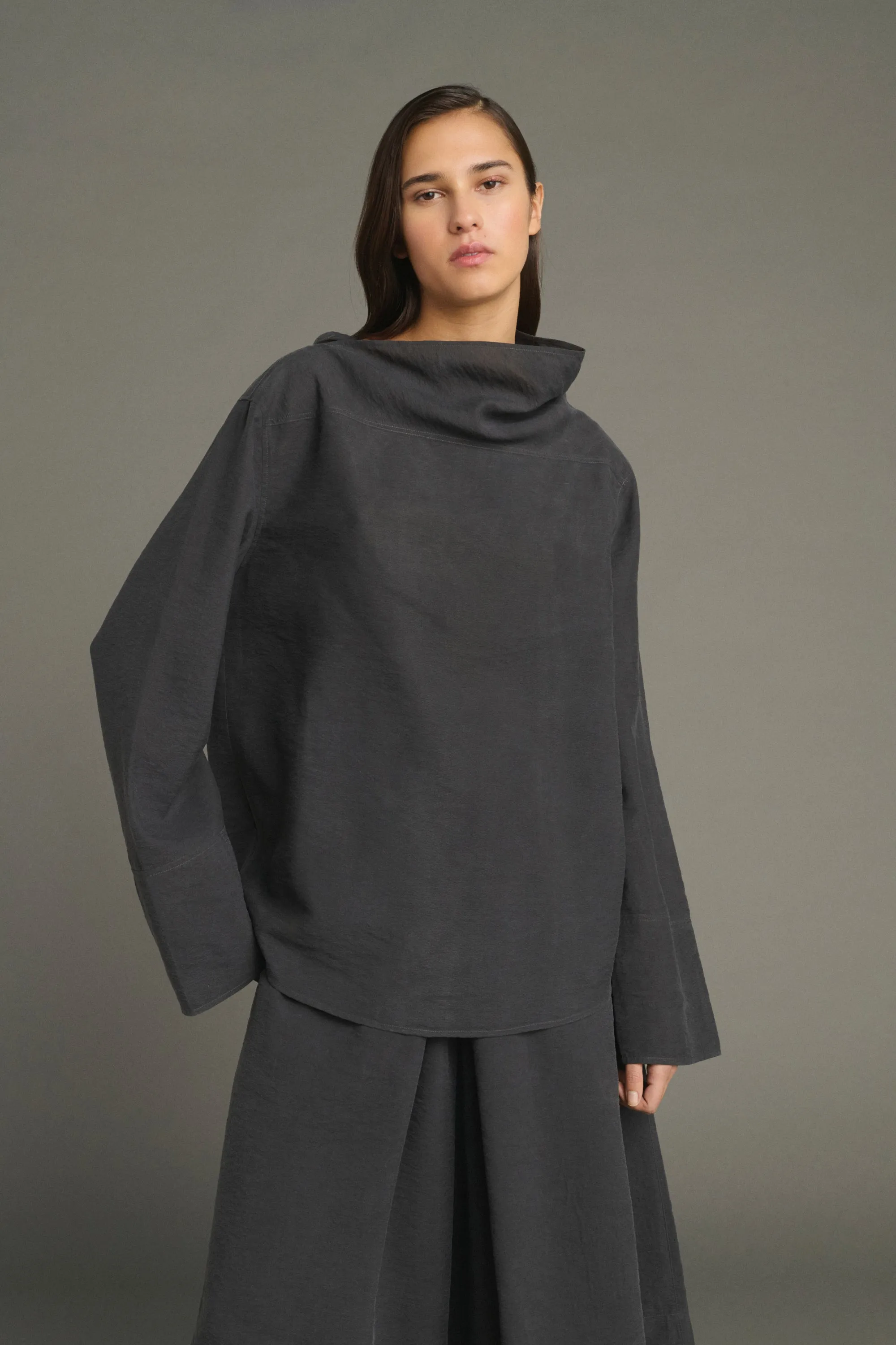BLOUSE LAILA GRIS ANTHRACITE