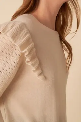 pull ariane creme — photo 3