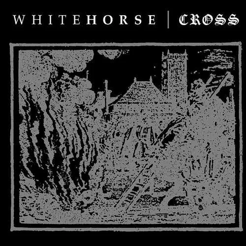 WHITEHORSE – split with CROSS – VINYL LP (black)