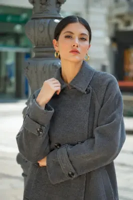 Francine Short Coat - Grey — photo 2