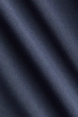 Robe asymétrique à effet drapé - Bleu foncé — photo 4