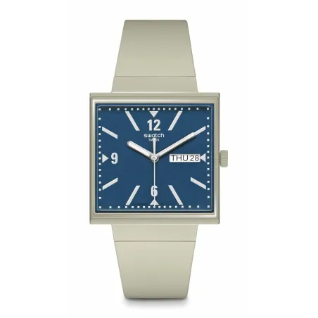 Montre Swatch Unisex Collection Bioceramic What if ? SO34T700 - WHAT IF…BEIGE?