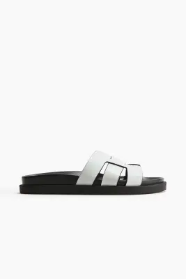 Sandales - Blanc/noir — photo 1