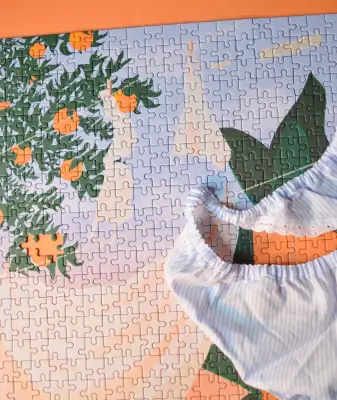 Puzzle 500 pièces La petite danse du linge – Jour Férié — photo 5