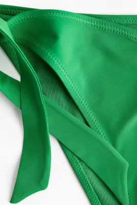Bas de maillot Tanga à nouer - Vert — photo 4