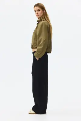 Pantalon barrel cargo - Noir — photo 3