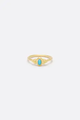 BAGUE LILA - Plaqué or 3 microns — photo 1