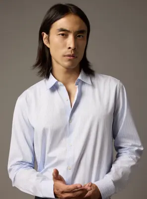 Chemise Jake Light Blue/Ecru — photo 3