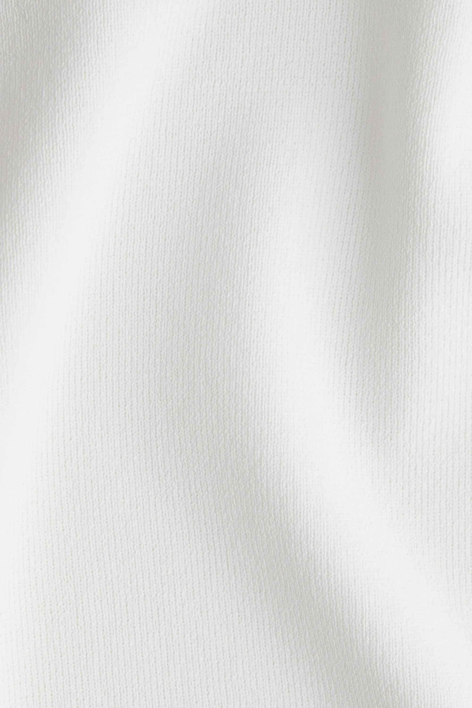 T-shirt en maille fine - Blanc