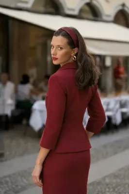 Adeline Jacket - Bordeaux — photo 3