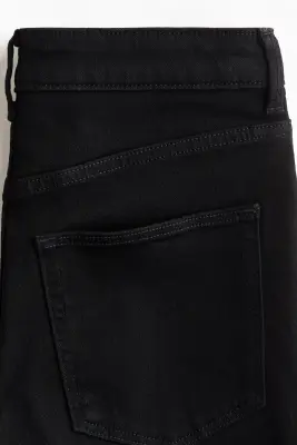 Skinny High Waist Ankle Jeans - Noir denim — photo 4