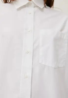 La chemise oversize - Blanc — photo 5