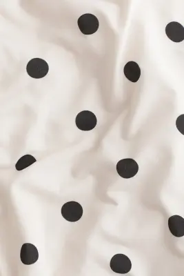 Top loose à bretelles fines - Blanc/pois — photo 4