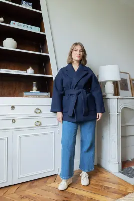 Manteau Yoko - marine — photo 2