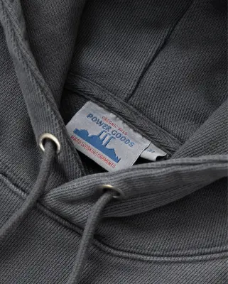 Loopback Hoodie Washed Black — photo 3