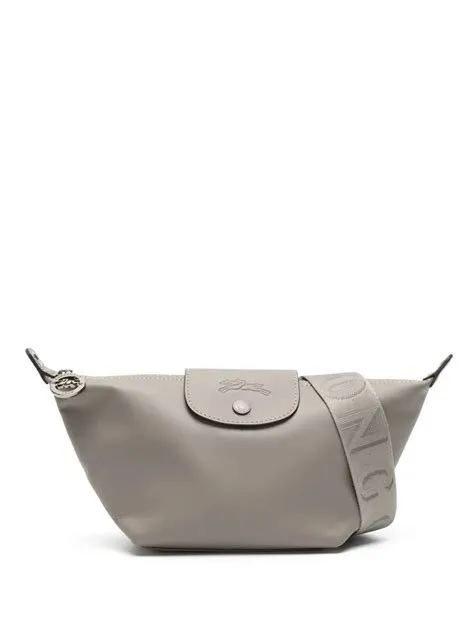 Sac le pliage xtra xs cuir tourterelle (gris) avec bandouliere