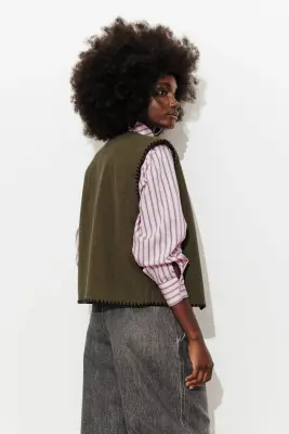 PALOMA veste réversible brodée — photo 4