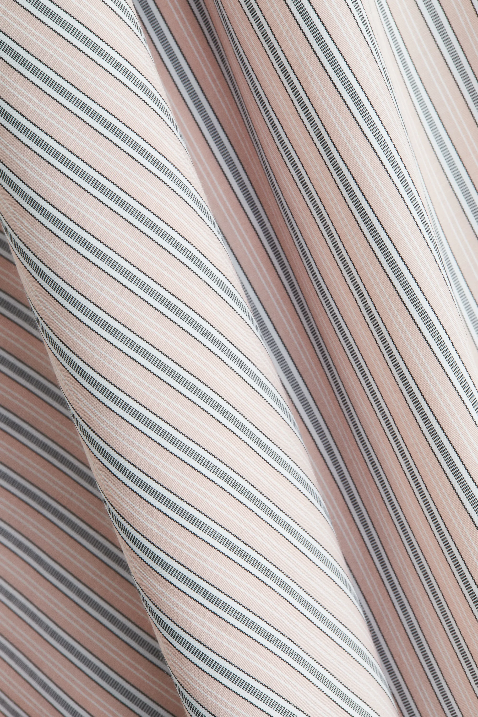 Jupe en tissu jacquard - Rose poudré/rayé