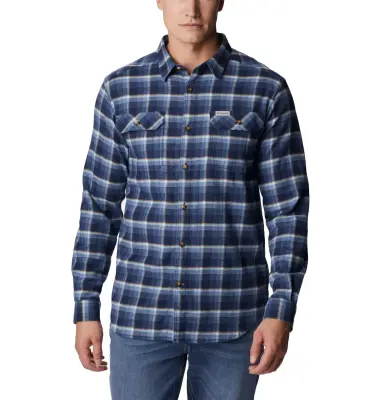 COLUMBIA CHEMISE CARREAUX Bleu — photo 2