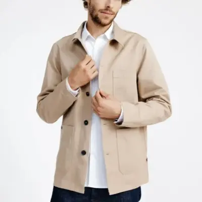 Veste de travail beige Valéry — photo 1