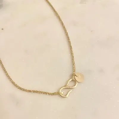 Nouveau ! ROOM SERVICE JEWELRY Collier Heart Locket Rubis — photo 5