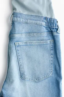 MAMA Slim Straight Ankle Jeans - Bleu denim clair — photo 4