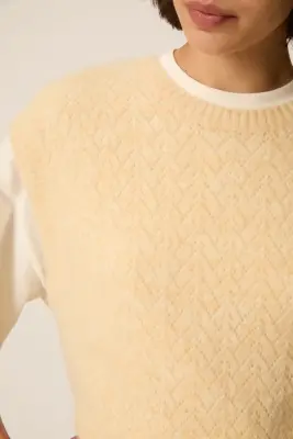 Pull Bertille Vanille — photo 2