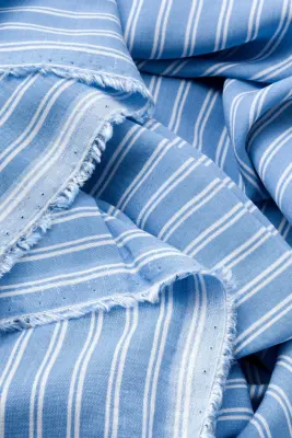 Coupon 3m en viscose rayée — photo 1