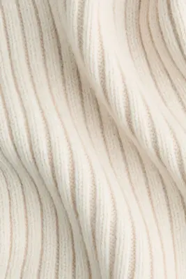 Pull à capuche en laine - Crème — photo 4