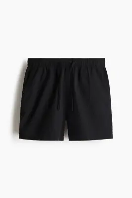 Chemise et short de pyjama en seersucker - Noir — photo 2