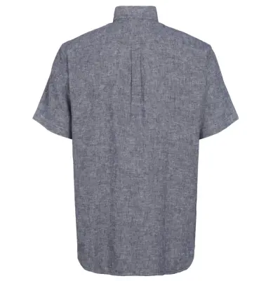 ALL SIZE GRANDE LONGUEUR CHEMISE LIN Bleu — photo 3