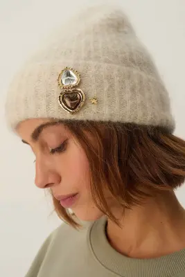Broche Norma Argent/Coffee — photo 1