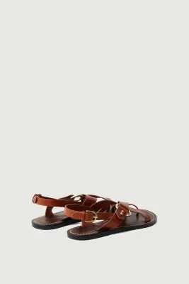 SANDALES FLORENCE COGNAC — photo 5