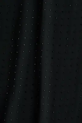 Robe ornementée en mousseline - Noir — photo 4
