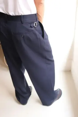 Comme Des Garçons Homme – MEN’S PANTS HR-P011-051 – NAVY — photo 2