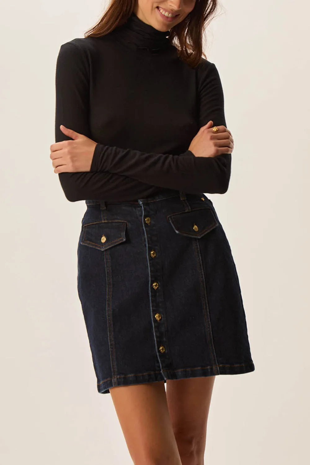 Tee-shirt Flore Noir