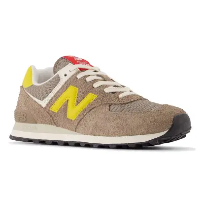 NEW BALANCE U574 Taupe Jaune — photo 3