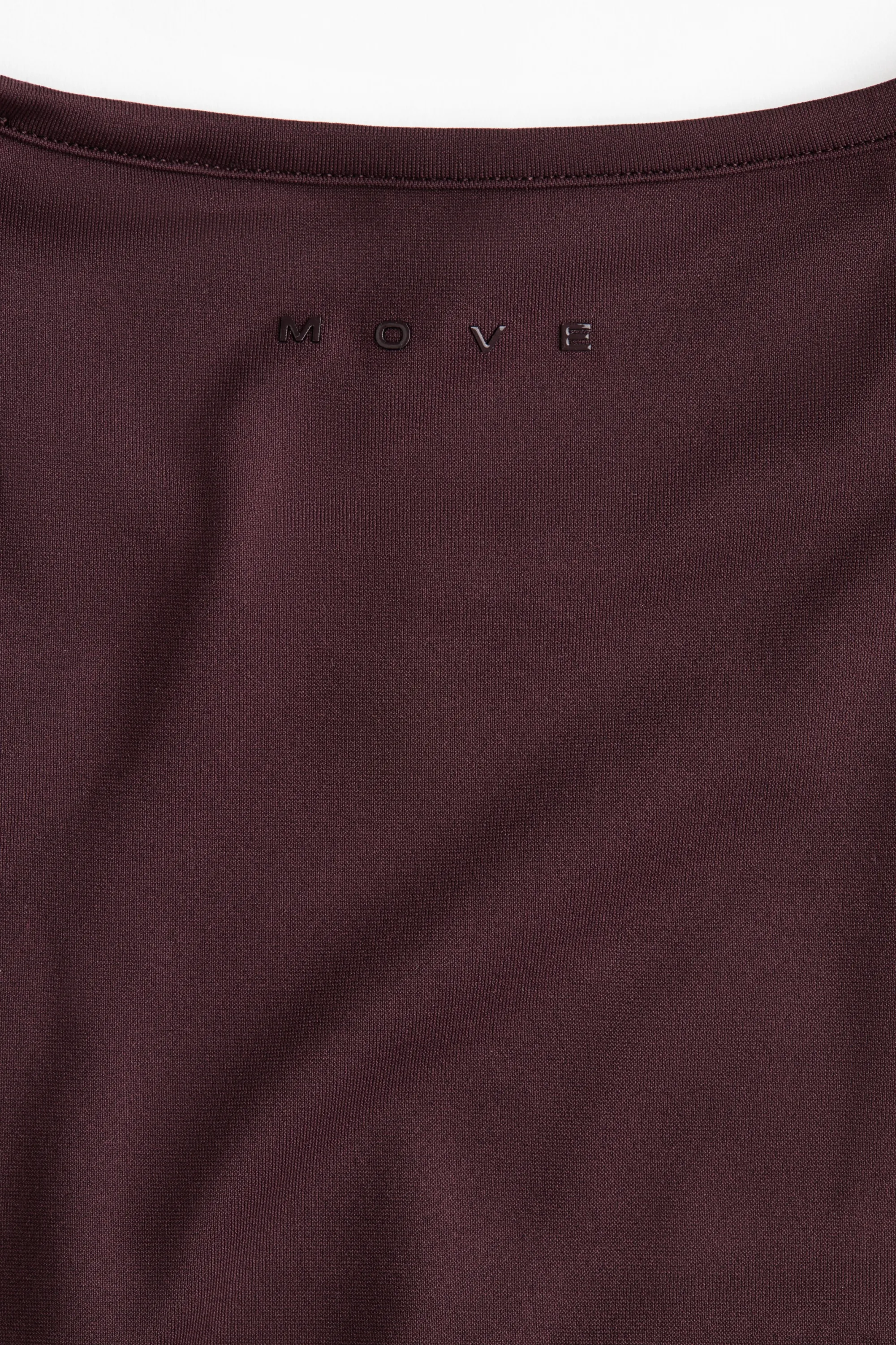 Top de sport Seamless Slim Fit SoftMove™ - Prune chocolat