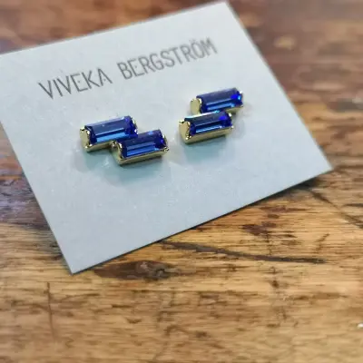 Två Flingor, two 7*3 mm crystals — photo 4