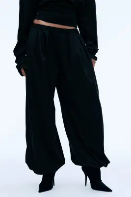 Pantalon ballon de costume - Noir — photo 2