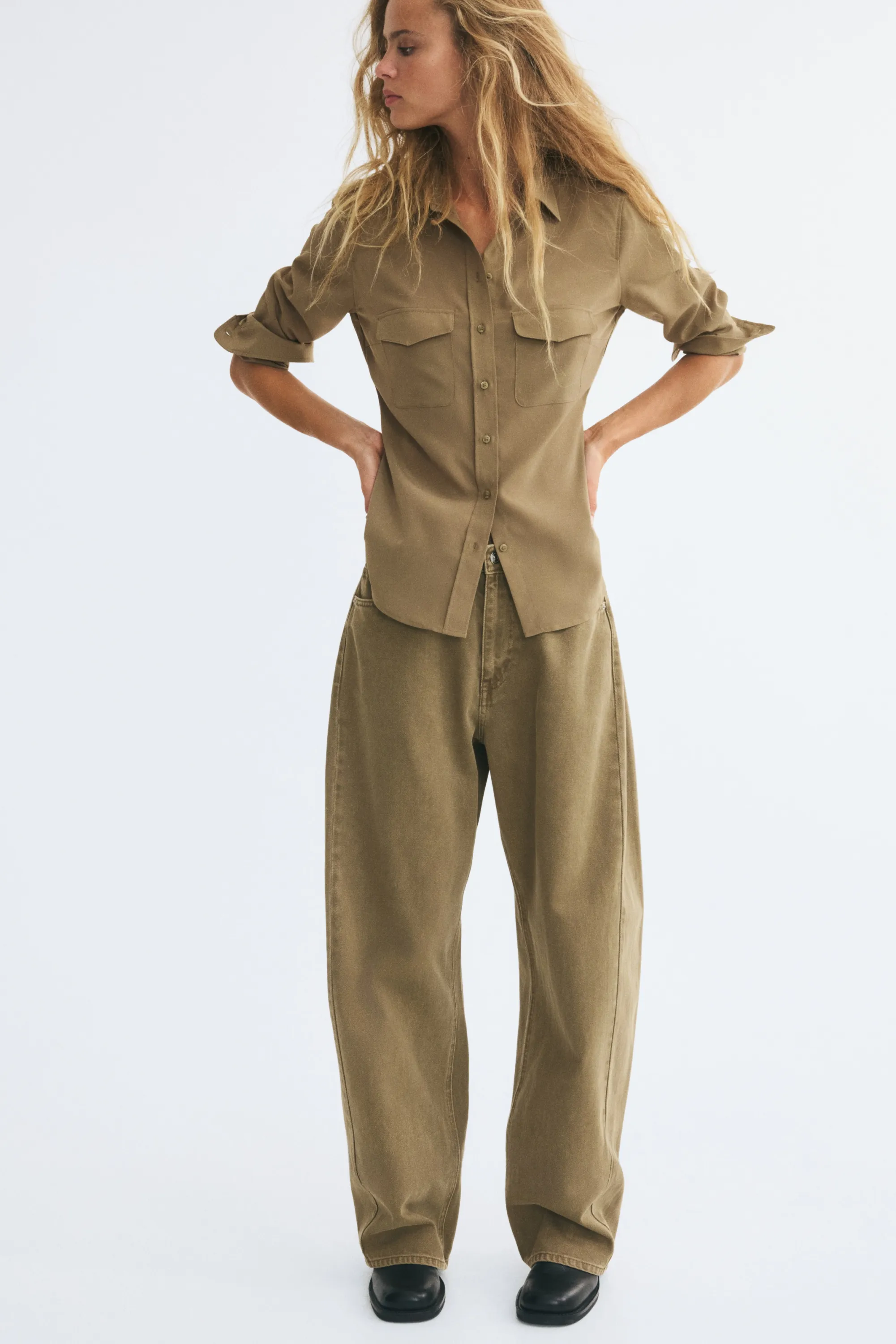 Chemise utility wear - Vert kaki
