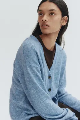 Gilet loose - Bleu chiné — photo 2