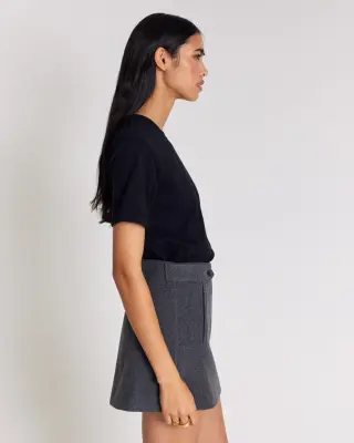 Tee-shirt Bree noir brodé — photo 5