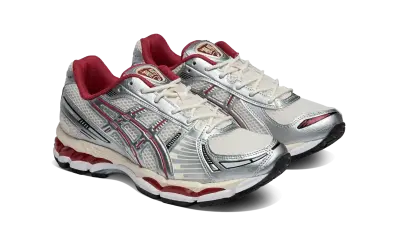 ASICS Gel-Kayano 12.1 Silver Burgundy — photo 2