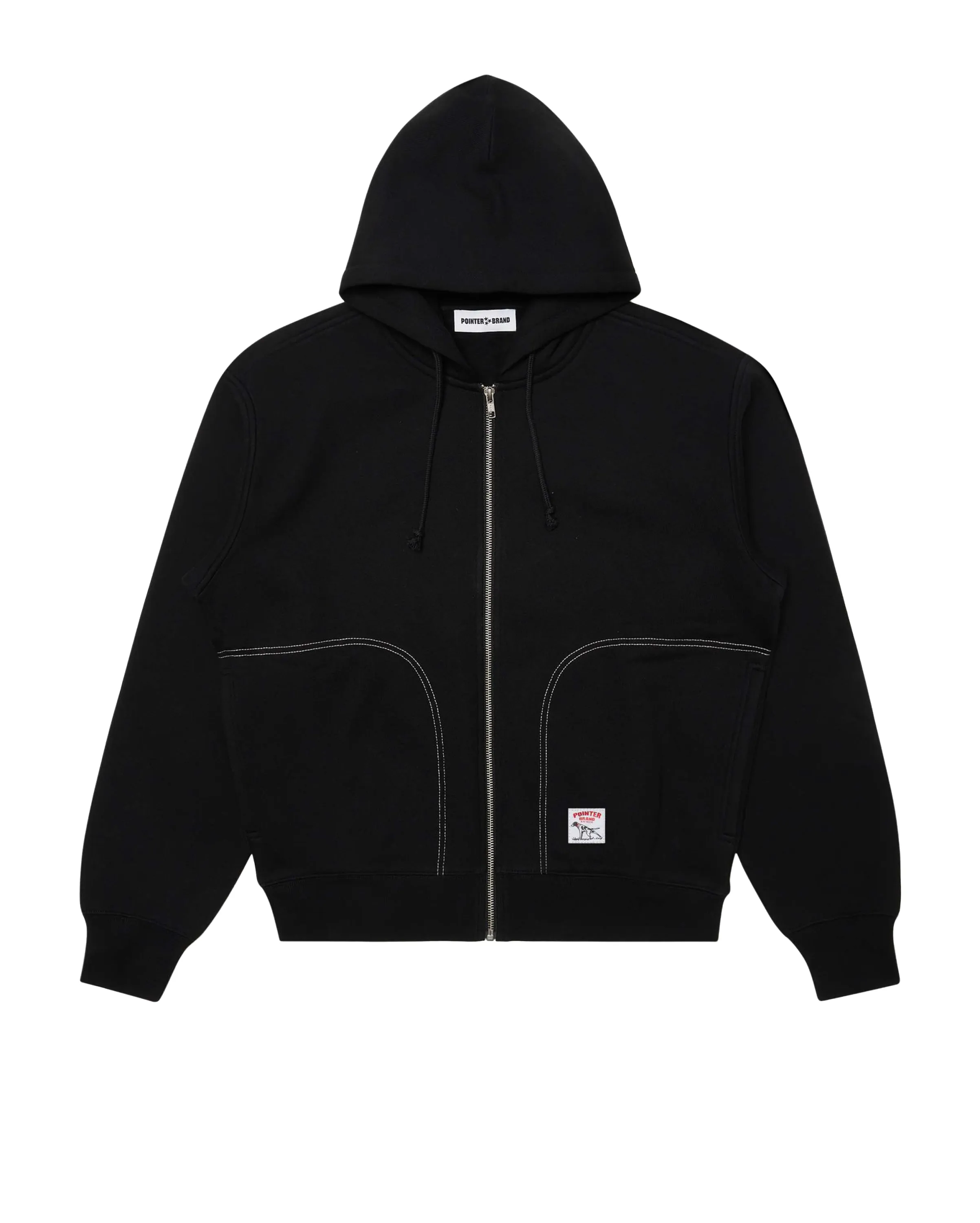 Rider Zip Hoodie Black