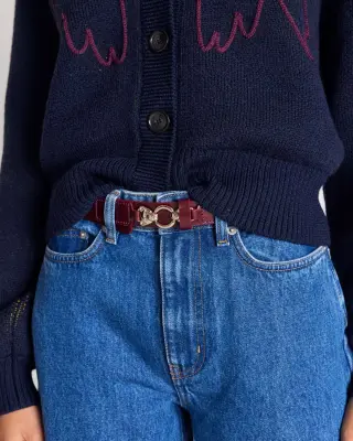 Ceinture Malo prune — photo 1