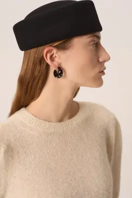 Boucles D'Oreilles Maelys Noir — photo 3