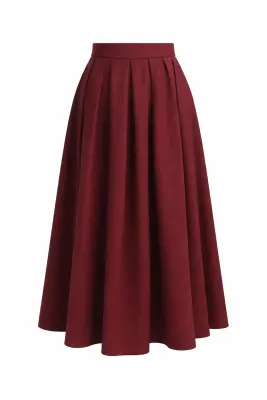 Madeline Skirt - Bordeaux — photo 5