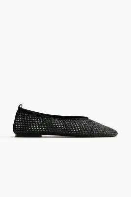 Ballerines tressées - Noir — photo 1
